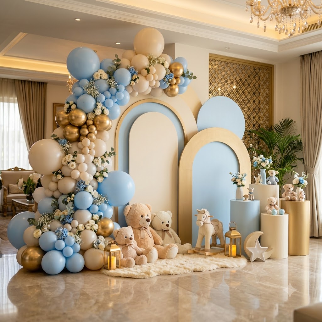 Welcome baby balloon decoration in chandigarh