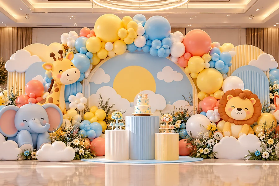 Cartoon Theme Decoration in Chandigarh by Baby balloon decoration Chandigarh